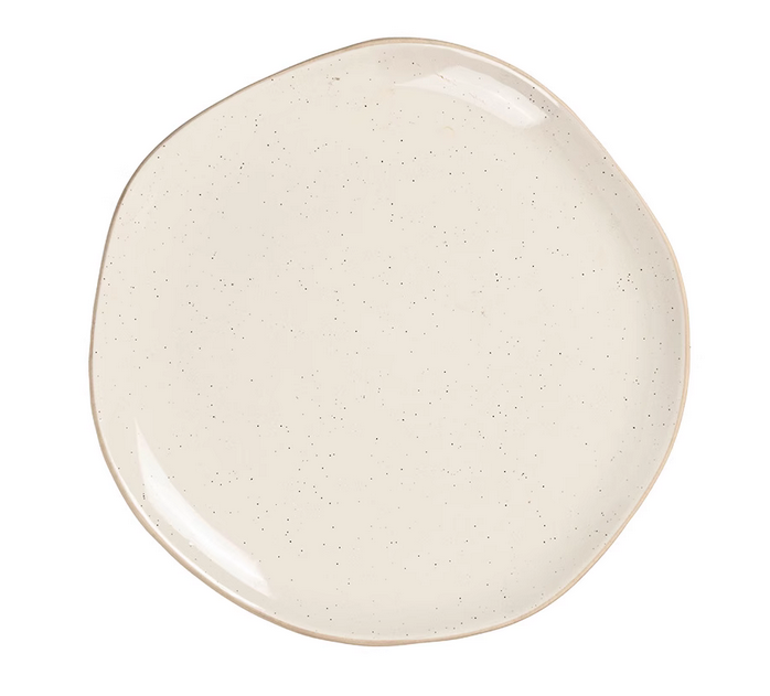 DUO ASSIETTES | CRÈME MOUCHETÉ Maison Fadëma